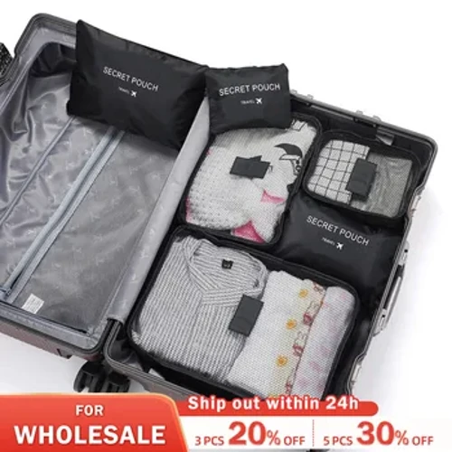 6 Pcs Kaʻahele Kaʻahele Waiwai ʻeke ʻeke ʻeke ʻeke hoʻonohonoho ʻeke pahu pahu pahu 6 kala kūloko kūʻai wela.