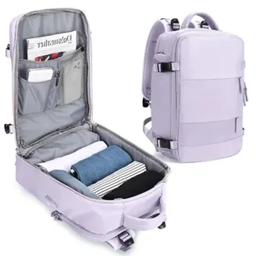 Mochila de separação seca e úmida Rilibegan com grande capacidade e mochila multifuncional à prova d'água para viagens de curta distância