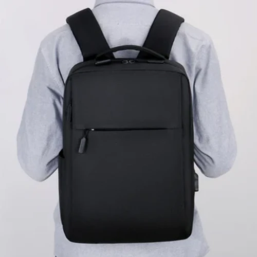 Mifuko Begi ya Wanaume isiyo na Maji ya Kusafiri Begi ya Kompyuta ya Kiume ya Usb Inachaji Wanaume wa Kompyuta ya Kompyuta ya Inchi 15.6 Mfuko wa Nylon wa Kompyuta