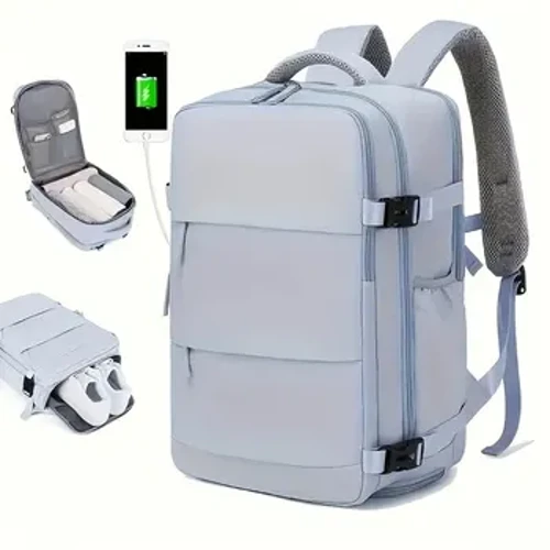 Isikhwama Sabesifazane Esinamandla Okwenza Uhambo Oluningi I-Backpack EneSitoreji Sezicathulo I-Multilayer Eyomile Nokuhlukana Okumanzi Ingangeni manzi