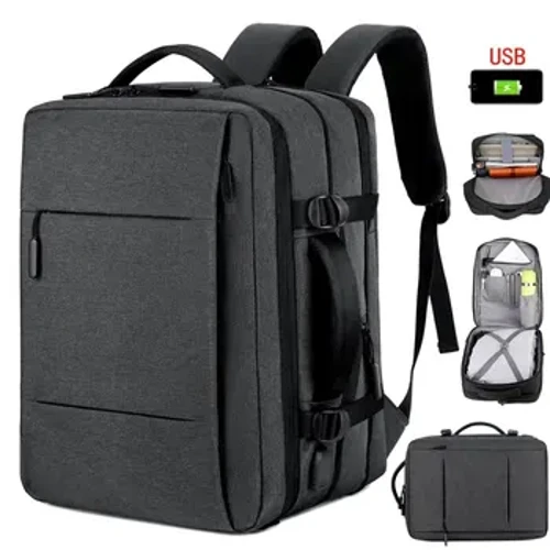 Mochila de viagem clássica masculina mochila de negócios escola expansível saco usb grande capacidade portátil à prova dwaterproof água moda mochila