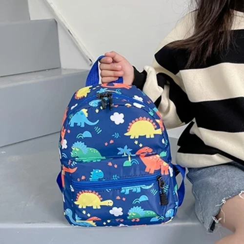 Backpacks Dineasár Cartúin Leanaí do Dhéagóir Mála Scoile gleoite Kindergarten Mála Scoile Uiscedhíonach Kids Málaí Leabhar Buachaillí Cailíní Mála Ainmhithe