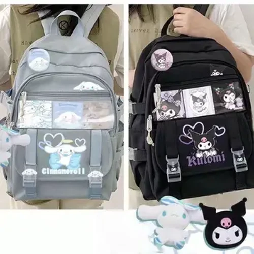Sanrio Hello Kitty Melody Kulomi ʻeke ʻeke kiʻekiʻe kiʻekiʻe kiʻekiʻe kiʻi kiʻi kiʻi wai ʻeke kamepiula wahine ʻo Anime Peripherals ʻeke kula kaikamahine.