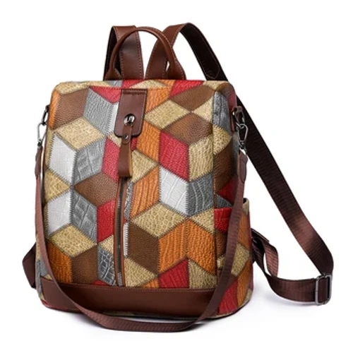 Mochila antirrobo impermeable de cuero PU para mujer, bolso de viaje para mujer, mochila escolar informal para chicas adolescentes, mochila con múltiples bolsillos