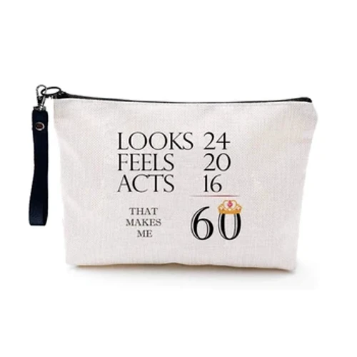 Nā makana no nā wahine ʻakaʻaka 60 makahiki lā hānau makana no nā wahine-makeup bag-1963 60 makahiki kahiko i nā manaʻo no ka makuahine ʻAnakē hoa Bestie