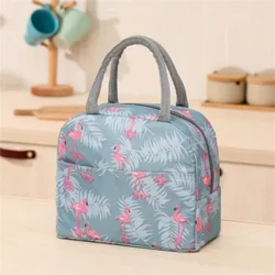 Männer a Fraen Neie Print Portable Handheld Bento Thermalbeutel Praktesch Verdickte Isolatioun Waasserdicht Lunchbox Bag