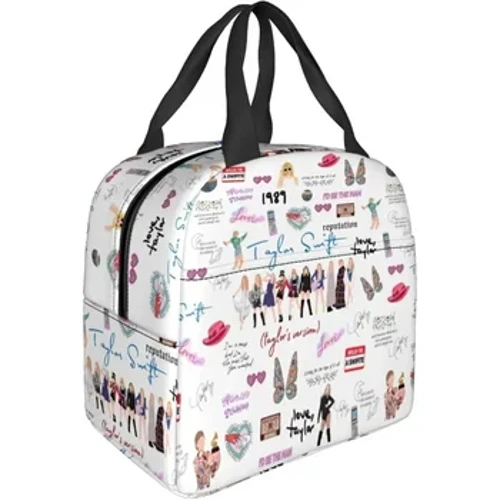 Taylor 1989 Grouss Kapazitéit Mëttegiessen Këscht Wiederverwendbar Isoléiert Mëttegiessen Bag Fraen Frigo Tote Bag fir Aarbecht Picknick Beach