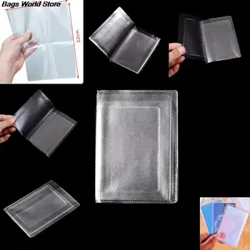 23*22cm PVC Transparent Auto Documents Cover Russisk førerkortetui Beskytt Bil ID-kortholder for menn kvinner