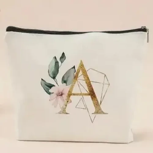 Vavabox A-D Персонализиран грим Подаръци за рожден ден за жени Мама Най-добър приятел, Булка Шаферка Козметична чанта