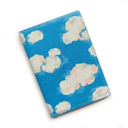 Teithio PU Leather Pasbort Clawr Busnes Merched Dynion Cerdyn Deiliad Pasbort Deiliad