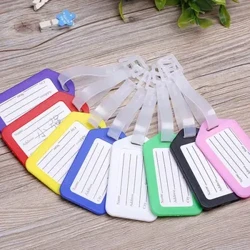 Etichete pentru bagaje din plastic pentru călătorii cu aer Etichete pentru bagaje rezistente la apă Slot pentru card pentru înregistrarea la îmbarcare