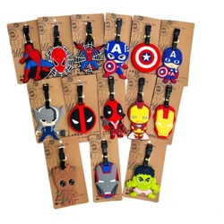 Etichete pentru bagaje cu supererou din desene animate Disney Etichetă de identificare cu design pentru bărbați Etichetă pentru bagaje Suport pentru adresă Etichetă de identificare Accesorii de călătorie