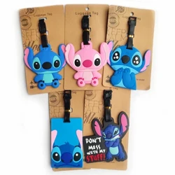 Disney Anime Cute Stitch Etichetă pentru bagaje Valisă ID Adresă Suport Etichete pentru îmbarcare bagaje Etichetă portabilă