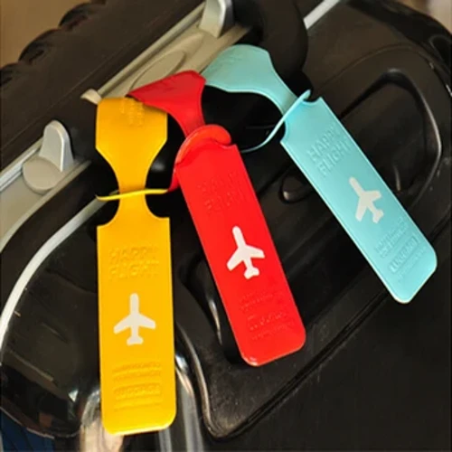 Husă pentru etichetă pentru bagaje de călătorie Valisă ID Suport etichetă pentru bagaje Scrisoare Etichete pentru îmbarcare pentru bagaje Etichetă portabilă Accesorii creative