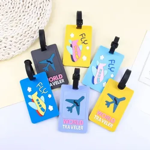 Bréif Gepäck Bag Pendant Handtasche Label PVC Airplane Koffer Tag Rees Gepäck Tag Airplane Check-in Label Gepäck Numm Tag