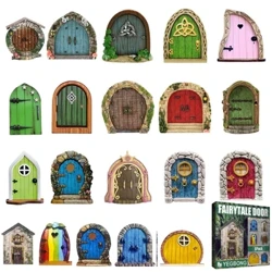 Vườn Cổ Tích Gnome Quốc Thu Nhỏ Các Bức Tượng Nhỏ Cửa Sổ Cửa Giáng Sinh Khu Vườn Nhà Đồ Trang Trí Nghệ Thuật Điêu Khắc Cây Nhà Cửa Tượng