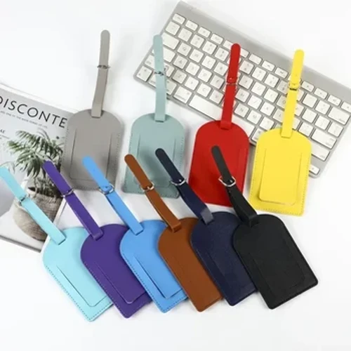 Thẻ Hành Lý Nam Nữ Vali Thẻ Tên PU Máy Bay Nhãn Khắc Logo Phụ Kiện Du Lịch