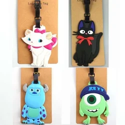 Disney Mary Cat Sullivan Mike Etichetă pentru bagaje de călătorie cu gel de siliciu Suport de identificare pentru valiză Etichetă de îmbarcare pentru bagaje Etichetă portabilă