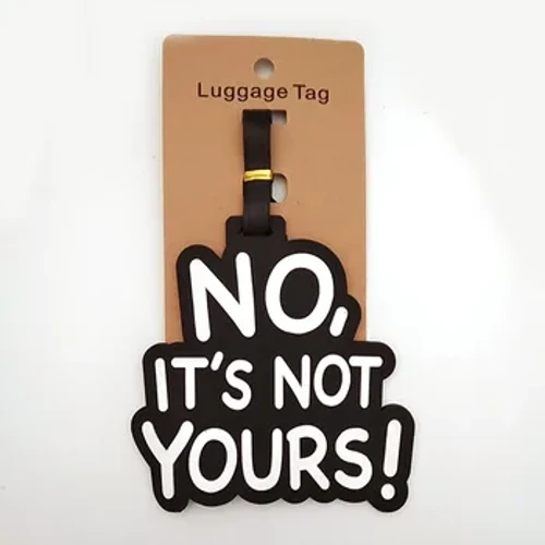 Accesorii de călătorie „IT’S NOT YOUR” Etichetă de călătorie pentru bagaje cu gel de siliciu Adresă de identificare a valizei Suport Etichetă de îmbarcare pentru bagaje Etichetă portabilă