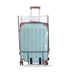 Husă transparentă pentru bagaje, rezistentă la praf, PVC, protectie la apă, huse pentru valiză Huse pentru depozitarea bagajelor, accesorii de călătorie la modă