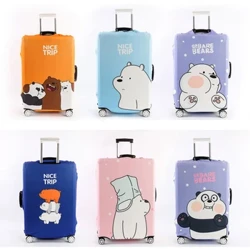 Custodia protettiva per bagagli Modello orso Valigia Custodia antipolvere Trolley Custodia in tessuto elasticizzato Accessori da viaggio elastici
