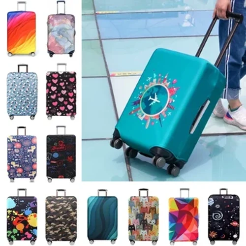 Isembozo Somthwalo I-Suitcase Protector Izinsiza Zokuhamba I-Suitcase Fit 18-32 Intshi Yesibhuthi Somthwalo Esiwashayo Vimbela Ukuklwebheka 2024 Okusha