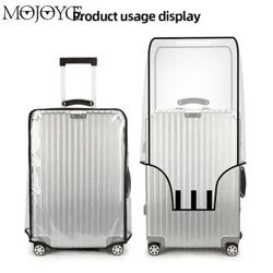 20-30inch Clear Suitcase Cover Protector Transparent Luggage Cover PVC Protective Suitcase Cover Waterproof para sa Wheeled Suitcase
