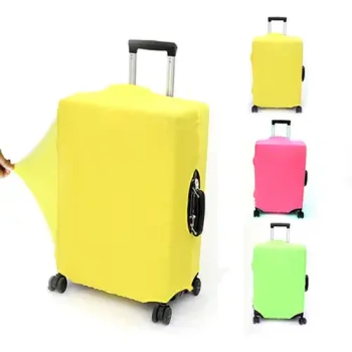 Capas de bagagem protetor de viagem bagagem mala capa protetora estiramento capas de poeira para acessórios de viagem fornecimento de bagagem