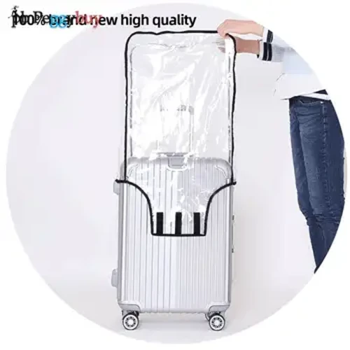 Gorchudd cês amddiffynnol 20-30inch PVC Bag Protector Achos Clawr Achos Troli Gwrth-ddŵr Clawr Cês Olwyn Affeithwyr Teithio