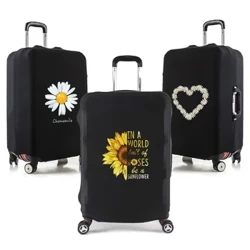 Ochranný obal na cestovní zavazadla pro 18-32 palcový tisk Daisy Print Cestovní příslušenství Kufr Elastické pouzdro Dust Duffle Protect Sleeve