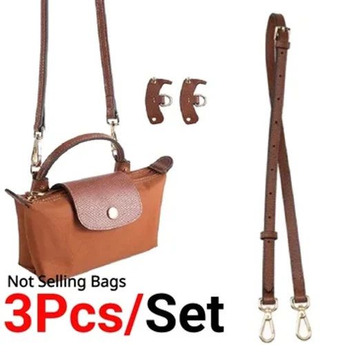 Kotirihm Mini Longchamp koti jaoks õlarihm Pelmeen Crossbody perforeeritud ümberehitustarvikud löögivaba koti Stra jaoks