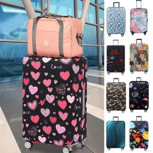 Mga Cover ng Baggage Protector Cover Protektor na Bag sa Paglalakbay para sa 18-32 Inch na Elastic Dust Cover na Mga Accessory sa Paglalakbay Mga Supply ng Luggage