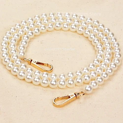 40-130 cm Perlenwickelkette Wickelkette Handgehaltener Perlenschmuck 10 mm Perlengewebter Wickelgurt Taschenteile Zubehör