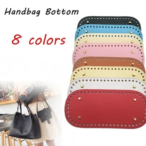 Sangle à fond Long ovale faite à la main pour sacs au crochet, fond rond rectangulaire, fond de sac au Crochet, bricolage, fond Long pour sac tricoté