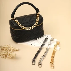 20 cm-es táskalánc tartozék Arany válltáska hosszabbító lánc fémtáska láncszíj Crossbody táska alkatrészek Övlánc táskák arany fekete