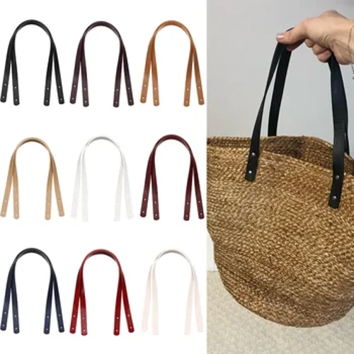 2 dona yangi olinadigan PU charm xalta kamari yukxalta tasma tutqichli elkama-sumka tasmasi sovg'a qutisi tutqichi tasmasi DIY sumka aksessuarlari
