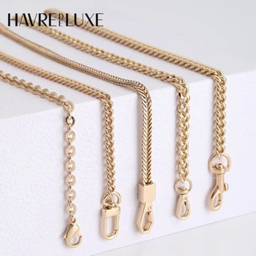 Nā ʻeke ʻeke gula nā mea hoʻohui metala hoʻonui kaulahao Underarm Crossbody poʻohiwi kāʻei pani pani ʻeke ʻeke no ka ʻeke wahine