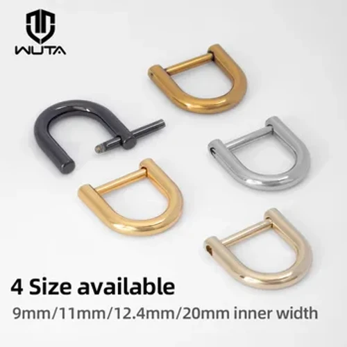 WUTA Detachable Open Screw D Ring Buckle Matatanggal Shackle Clasp Bag Straps Modification Hardware Handles Hooks Bag Accessories