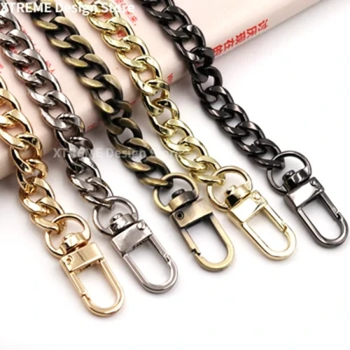 Chất Lượng Cao 60/100/110/120 Cm Khóa Đôi Snap Clip Túi Xách Ví Dây Xích Túi Da Tay Cầm dây Đeo Vai Thay Thế Sửa Chữa DIY