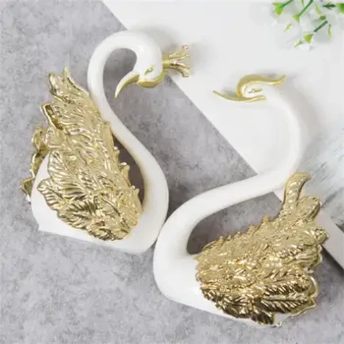Thiên Nga Mini Cặp Đôi Mẫu Hình Tượng Sưu Tầm Nội Thất Ô Tô Trang Trí Bánh Cưới Quà Cưới Cho Khách Phụ Kiện Nhà