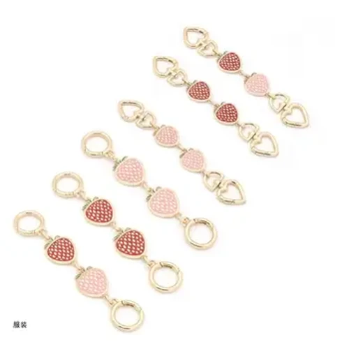 D0UD extensor de correa de cadena para bolso, correa de cadena para bolso de fresa, accesorios para bolso DIY