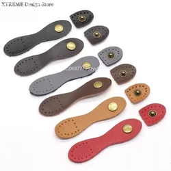 1 stuk Mode lederen tasgesp Handgemaakte knoppen Portemonnee Hasp-sluiting Gesp Kaartpakketgesp voor doe-het-zelf handtasaccessoires