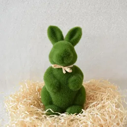 ʻO ka mea hoʻohiwahiwa nani o ka Easter ʻoluʻolu o ka Easter Decor Bunny Miniature Figurines Miniature Landscape Home Decor Mini Rabbit Model Toy