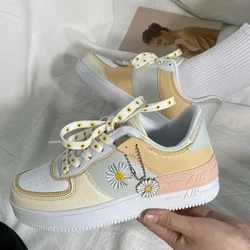 Speedy 2023 seevae fou mo tama'ita'i Daisy Flat Anti-Slip Fa'afafine Sneakers Fa'asa'o Fa'asa'o I fafo Fa'a'oa'oga seevae Fa'afafine.