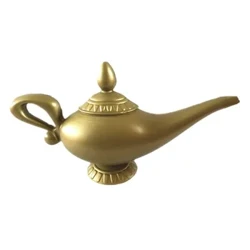 Propiau Gwisgoedd Lamp Aladin Blwch Emwaith Lamp Aladdin Siâp Calan Gaeaf Propiau Ystafell Poeth Addurniadau Parti Ffiguryn Addurn Cartref