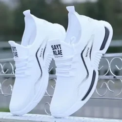 Erkek ayakkabısı Rahat Yez Moda Spor Ayakkabı Erkek Spor koşu ayakkabıları üzerinde Kayma Nefes Eğitim Yürüyüş Tenis Daireler
