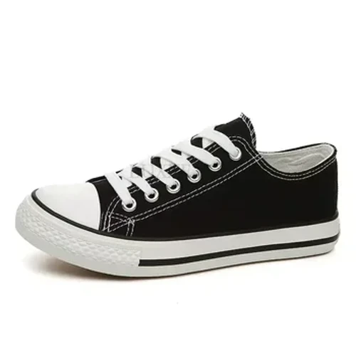 Bróga d'Fhir Sneakers Ardán Canbhás Íseal Vulcanized Ardán Dubh Leadóg Fir Clasaiceach Mac Léinn Lánúineacha Beaga Scátála na bhFear