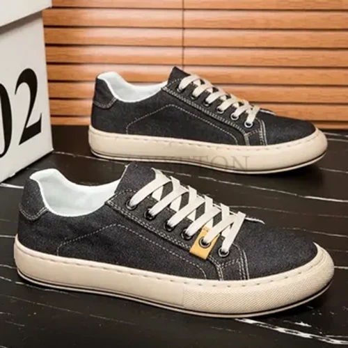 Uomini Casual Scarpe di Tela Scarpe Stringate Scarpe Da Ginnastica 2024 Traspirante Uomo Mocassini Piatti Uomini Scarpe Vulcanizzate Tendenza Zapatillas Hombre