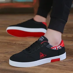 Fflat gyda Dynion Esgidiau Cynfas Anadlu Awyr Agored Esgidiau Brethyn Achlysurol Cyfforddus Gwanwyn Hydref Esgidiau Dynion Cerdded Sneakers