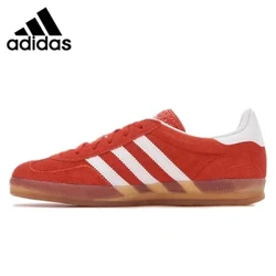 “Adidas Originals” Gazelle W Erkekler we aýallar üçin pes konkide typmak aýakgaplary “Unisex Red”